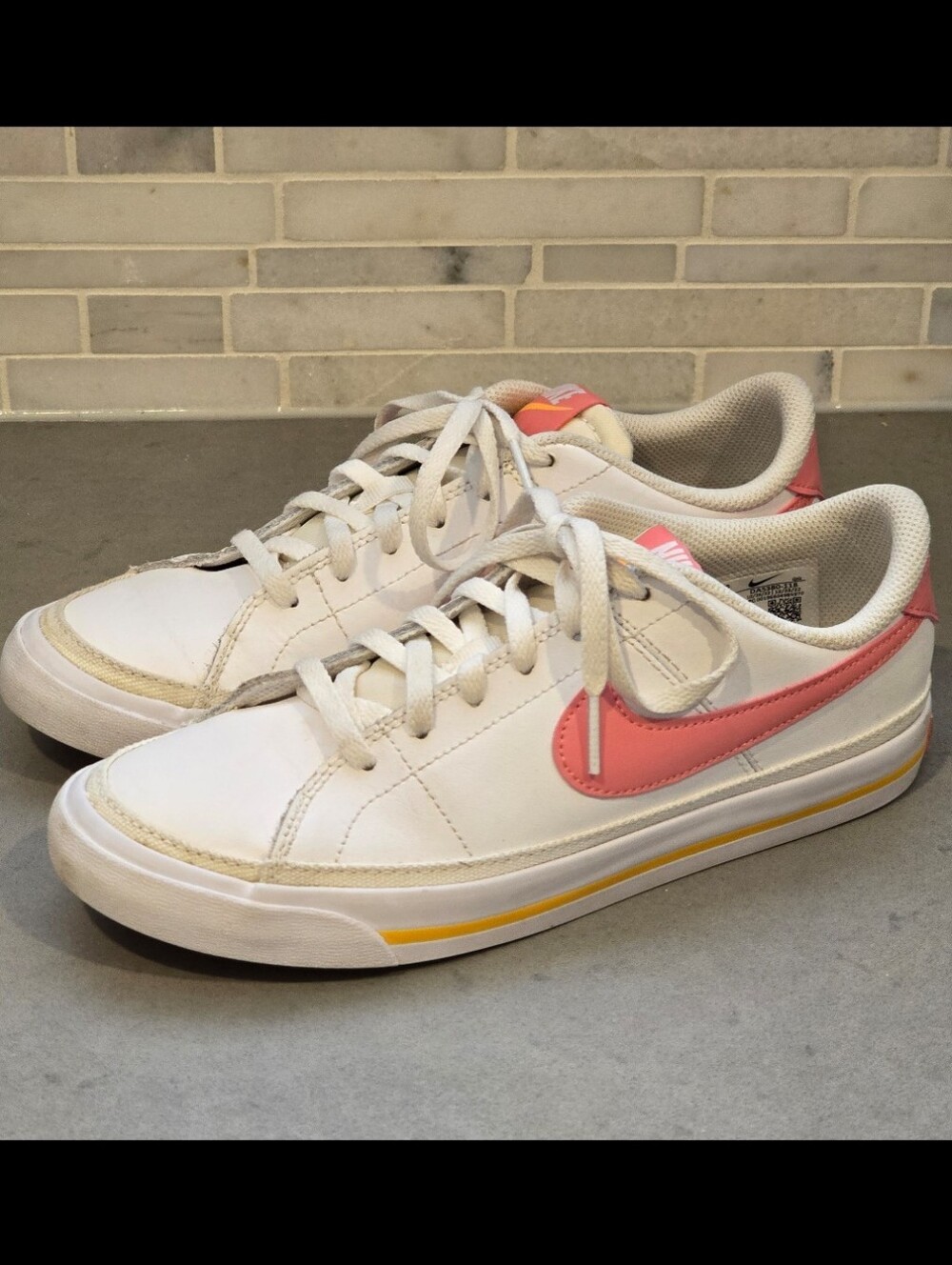 Nike Court Legacy GS 'White Coral Chalk' Girls sneakers